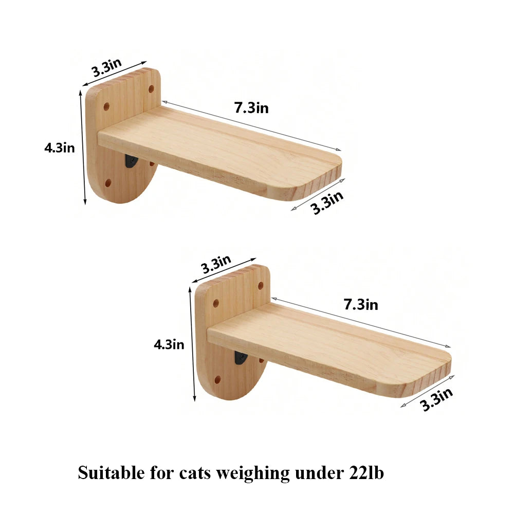 Cat Shelf Wall Hammock Climbing Shelves Moon Shaped Cats Wall Furniture
