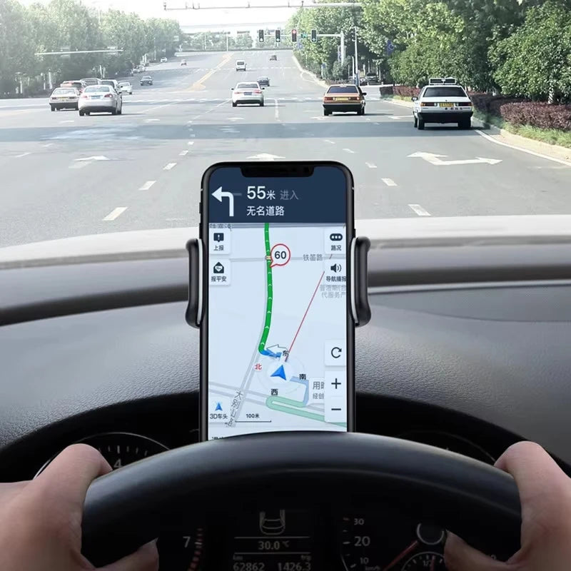 360 Rotatable Car Phone Holder Universal Cell iPhone Stands Car Rack Dashboard Support for Auto Grip Mobile Phone Fixed Bracket