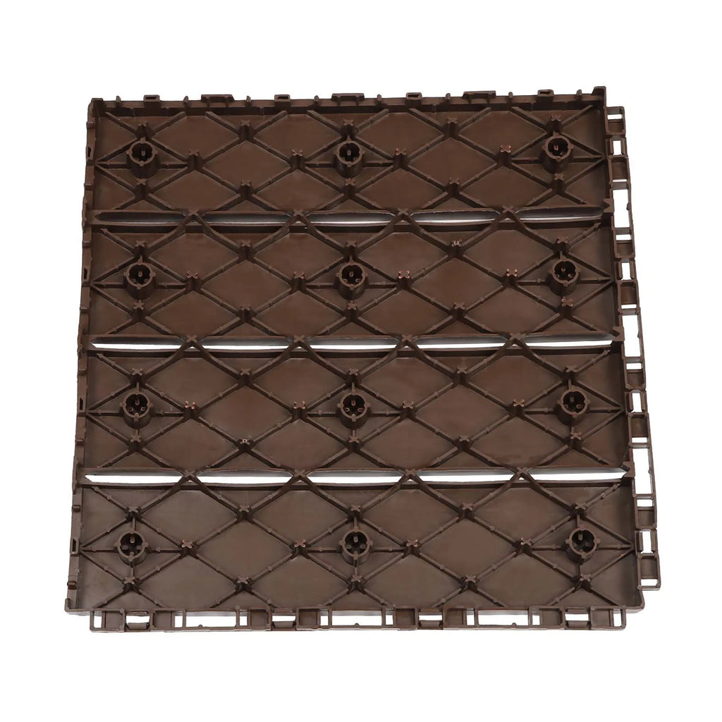 Balcony Flooring – 12-Pack Interlocking Deck Tiles – 12 x 12-inch Floor Tiles – Flooring for Balcony, Patio, Porch