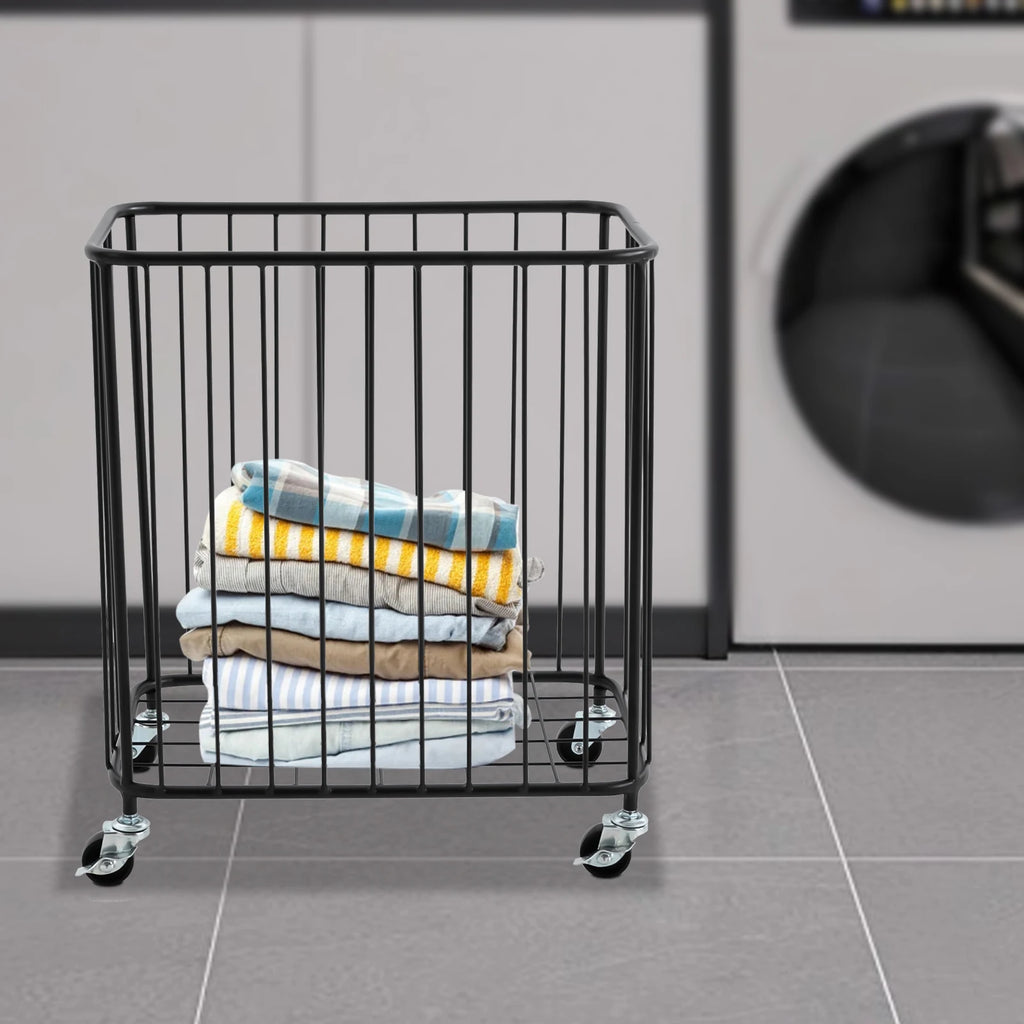 Laundry Hamper with Wheels Large-size