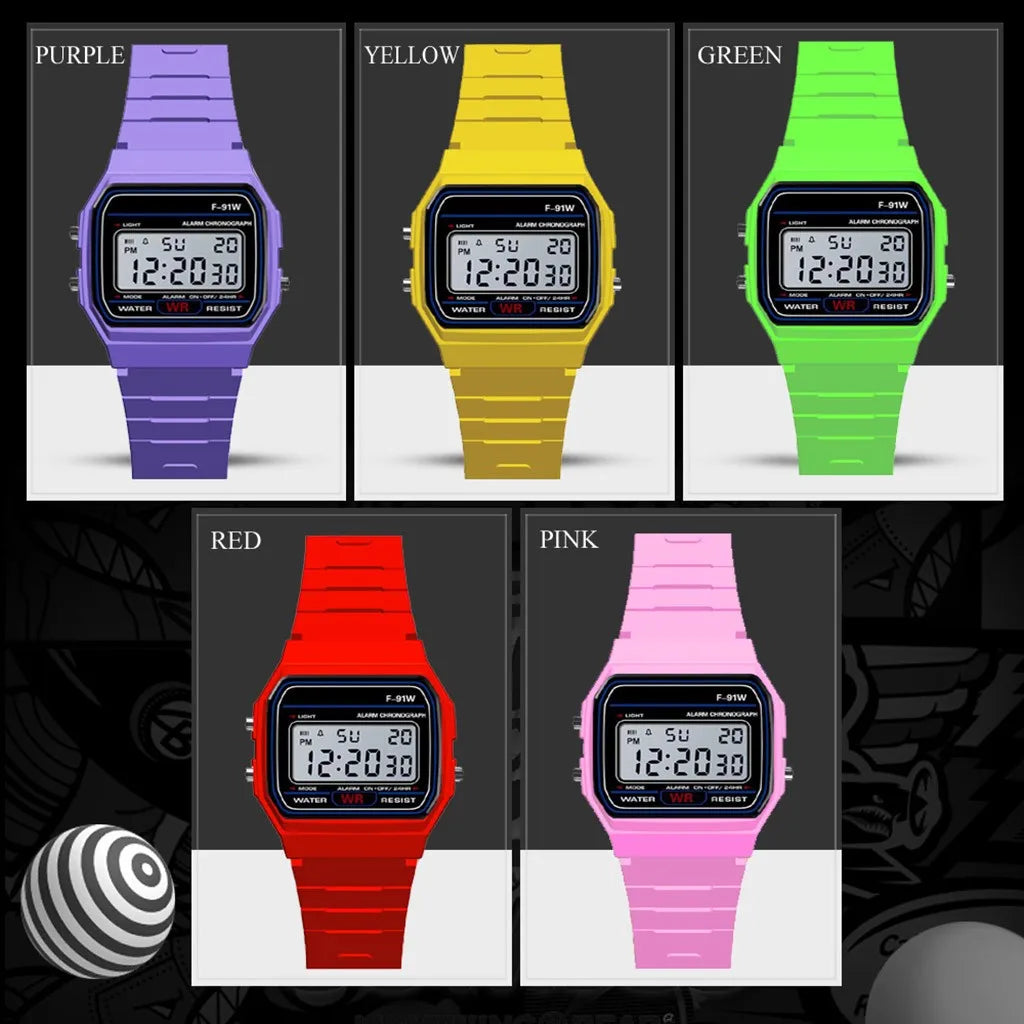 Luxury Men Analog Digital Military Armys Sport LED Waterproof Wrist Children Watch for Kids Bracelet Alarm Women Clock