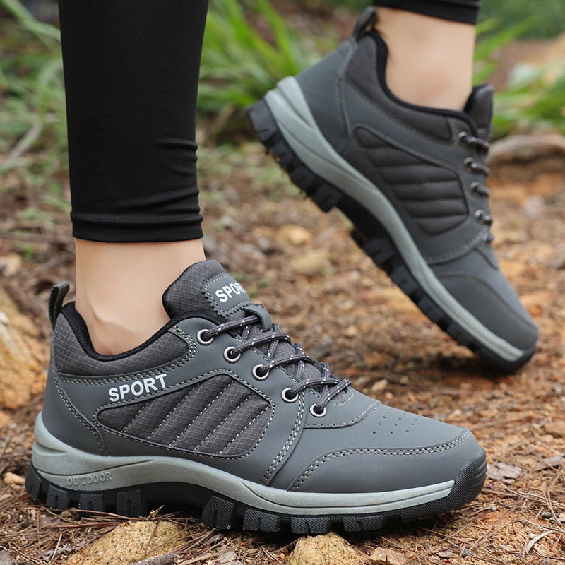 Women's Lightweight Hiking Shoes Anti-Slip Wear-Resistant Casual Walking Sneakers Breathable Climbing Boots for Outdoor Camping