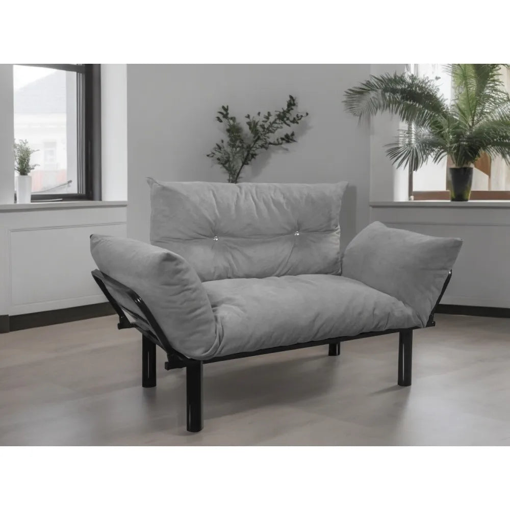 Patio Couch PE Wicker 3-Seat Outdoor Brown Rattan Sofa Deep Seating Furniture with Non-Slip Beige Cushion