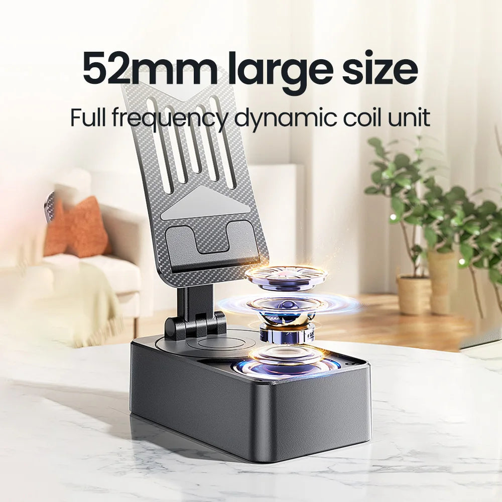 Phone Holder 3 in 1 Wireless Audio Bluetooth Speaker Adjustable Foldable Desktop Holder For Family Live iPhone Xiaomi Lazy Stand