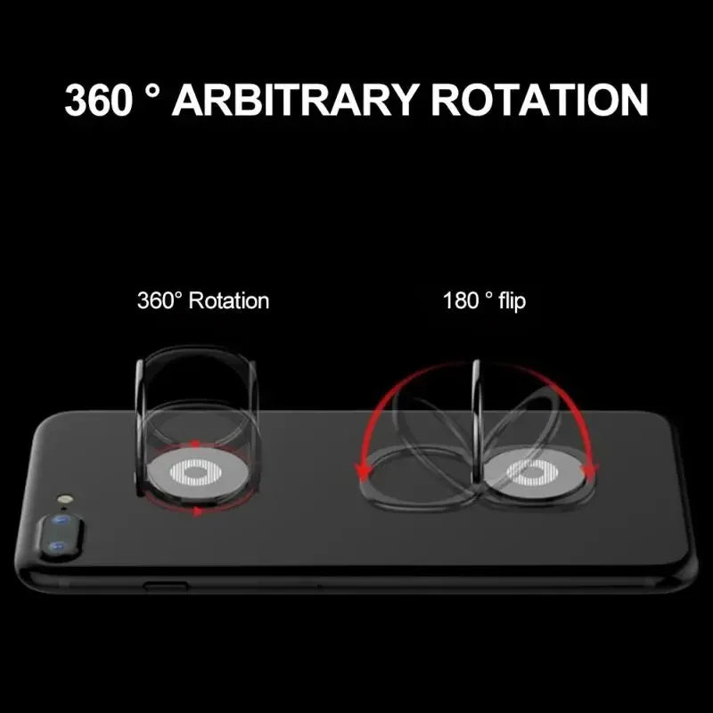 Phone Ring Holder For Desktop Universal Ultra-thin Rotatable Metal For Iphone For Xiaomi Huawei Stand For Smartphone Finger Grip