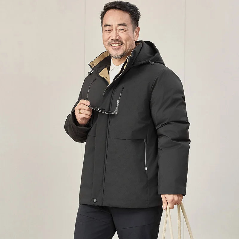 Men's Outdoor Commuting Sports Windproof Breathable Cotton Clothing Winter Fashion Trend with Thick Cotton High-quality Jacket