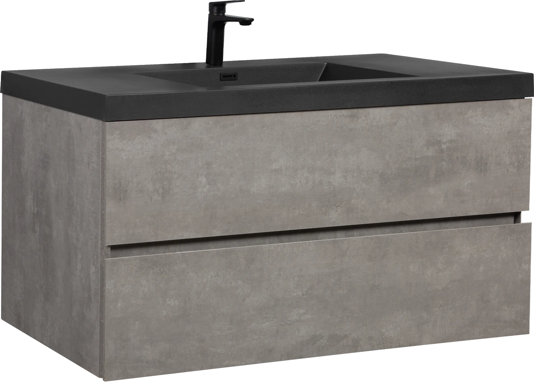 48"  Modern Wall-Mounted Bathroom Storage Vanity Cabinet  Sand Top Basin and