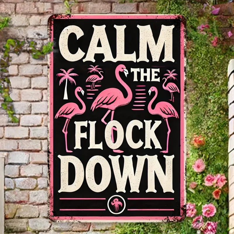 Room Decoration Vintage Decorative Iron Walls and Vintage Iron Artwork 8X12 Inch Tin Signboard Pre-drilled Durable