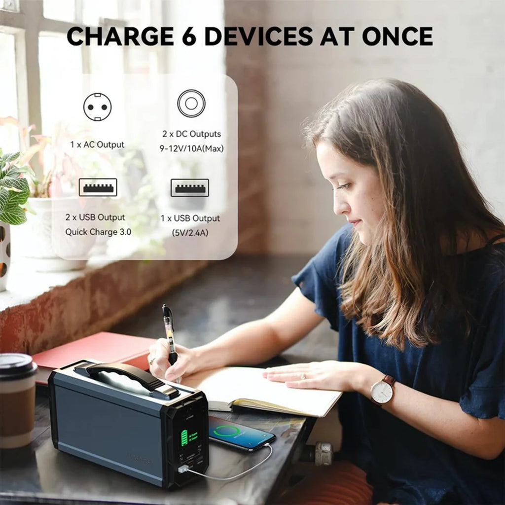 240V portable power station equipped with a 350W60000mAh