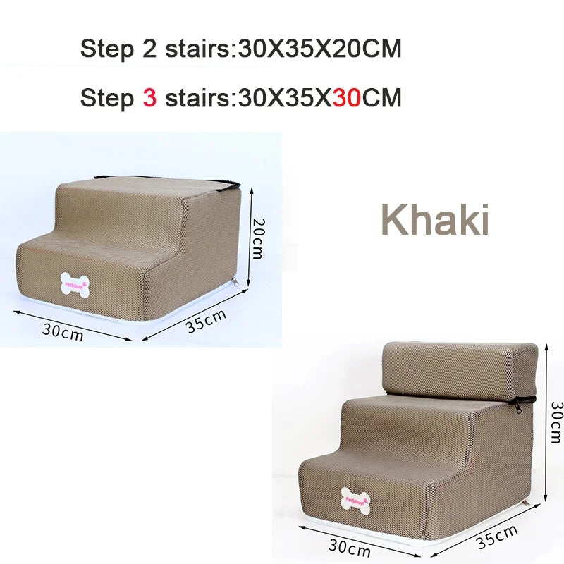Hot Dog House Dog Stairs Pet 3 Steps Stairs for Small Dog Cat Pet Ramp Ladder Anti-slip