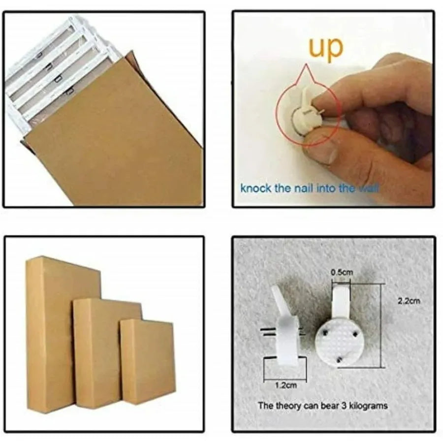 4 Panels  Landscape Tree Painting Prints Modern Giclee Artwork Stretche