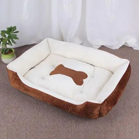 Classical pet Mat Fashion Dog Kennel Bed House Breathable Cotton Soft Cat Nest Dog Warm Bed for Small Medium Dog