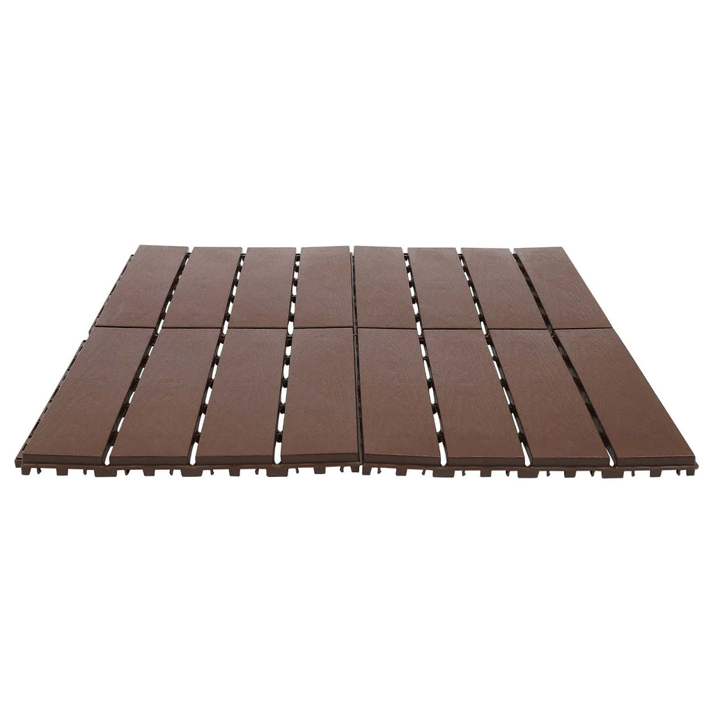 Balcony Flooring – 12-Pack Interlocking Deck Tiles – 12 x 12-inch Floor Tiles – Flooring for Balcony, Patio, Porch