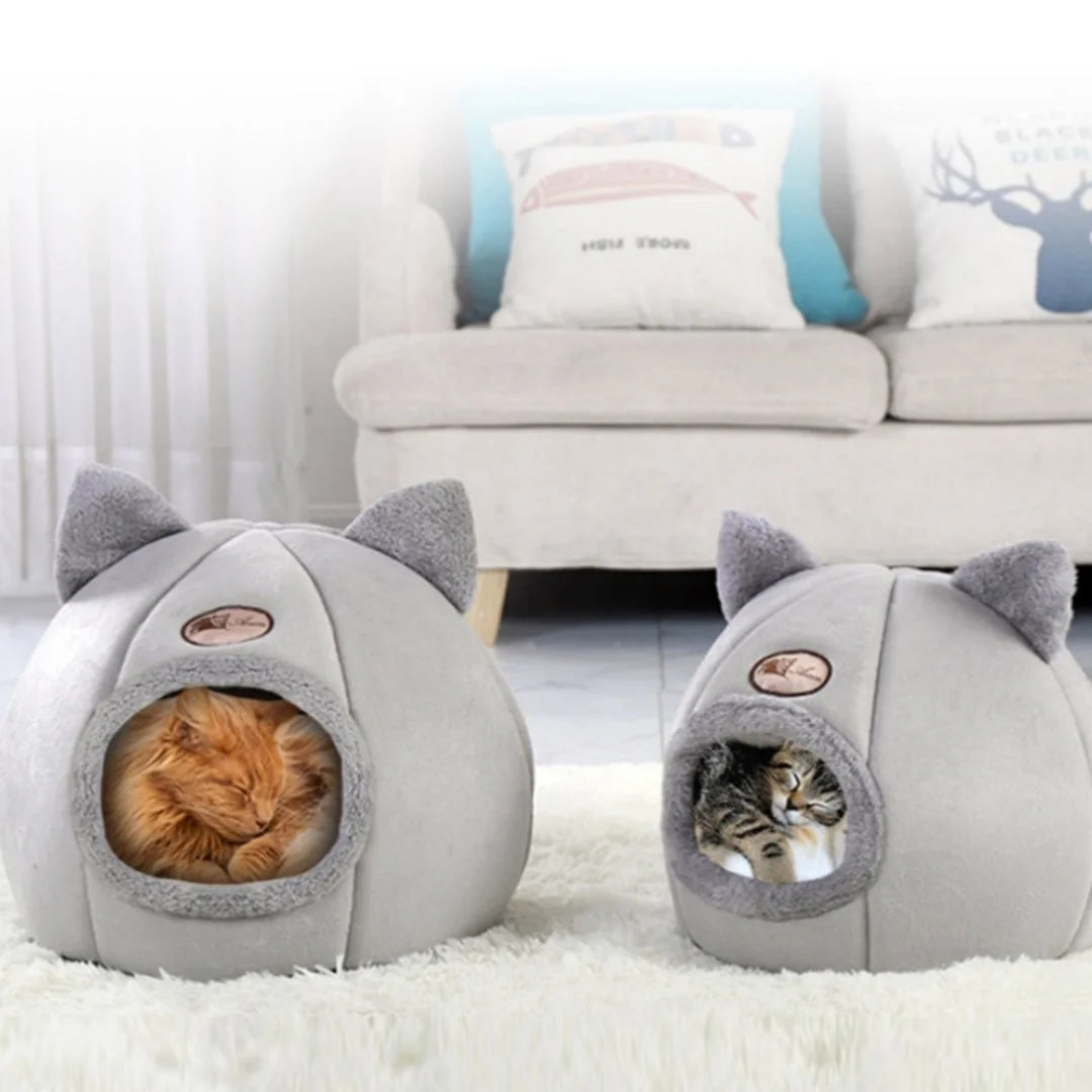 Machine Washable Cat Bed with Removable Mattress Pad