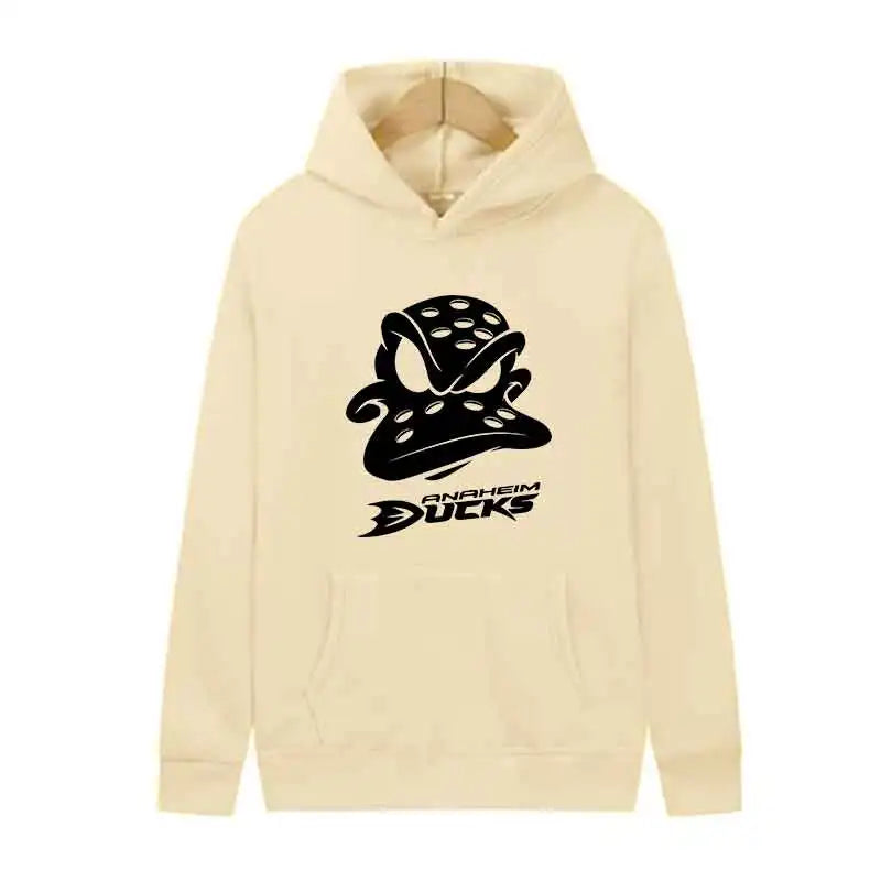 Outdoor Sports Jogging Hoodie Ducks Print Fashion Trends Tops Autumn Men Casual Streetwear Pullover Spring Unisex Clothing