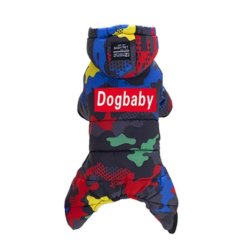 Winter Dog Clothes for Small Dogs Waterproof Dog Jumpsuit Fleece Warm Pet Jacket Yorkie Poodle Chihuahua Outfits Puppy Costume