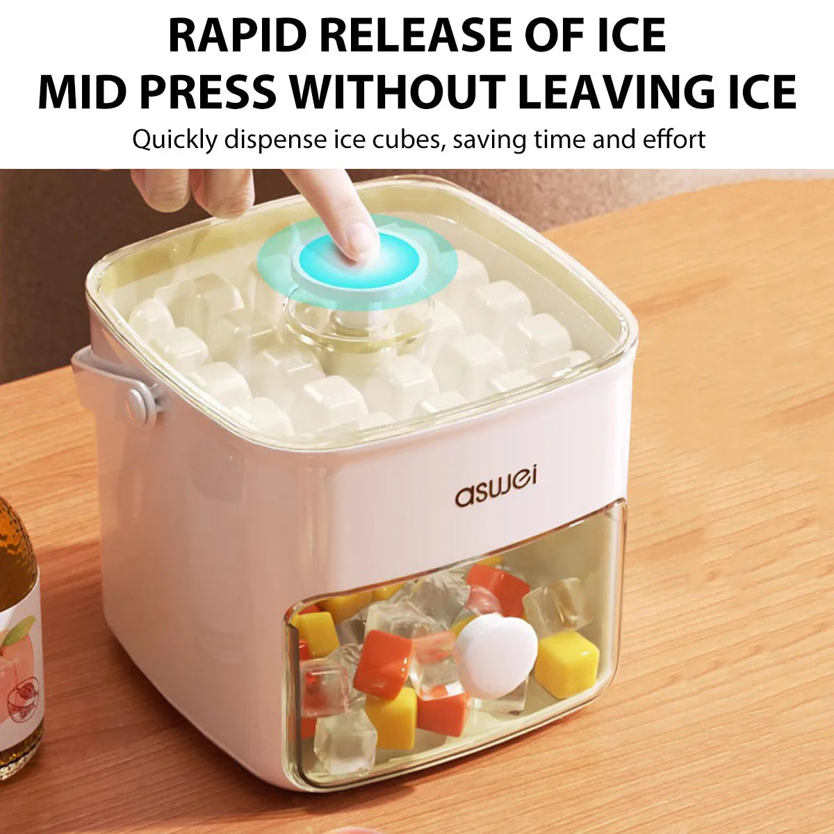 Food Grade Ice Cube Mold  Ice Box Fast Ice Pushing Ice Maker For Whiskey Beer Ice Cream