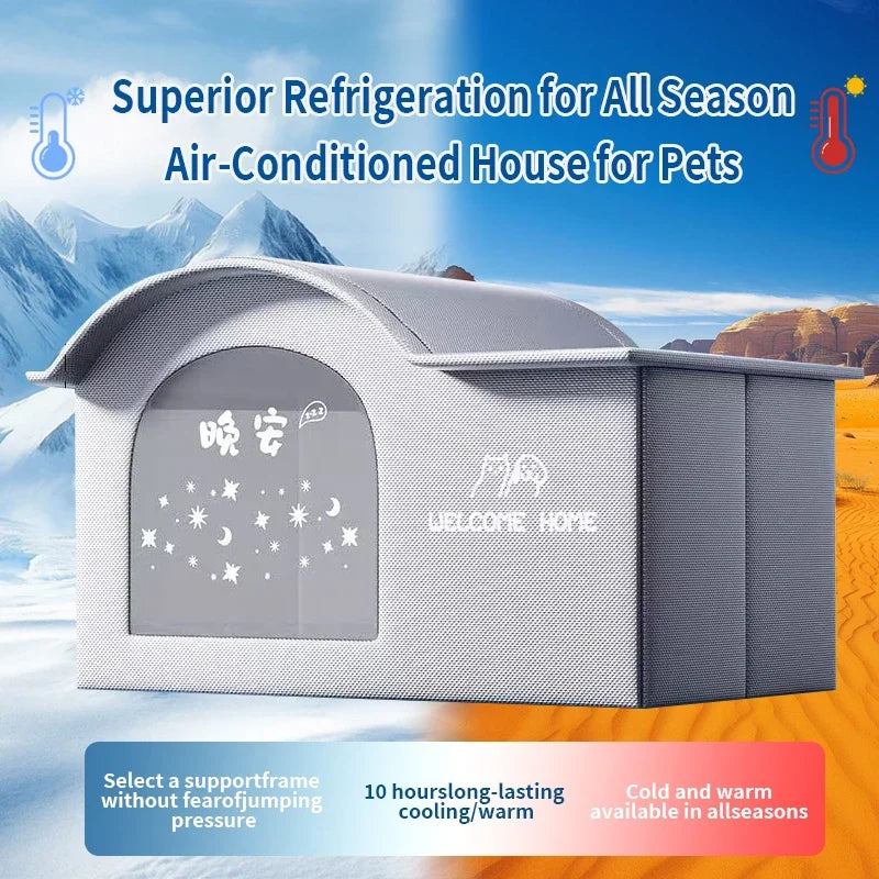 all seasin small Cat dog Air Conditioning House BED Summer Cooling  winter warm Nest Dog Dog Four Seasons Pet House