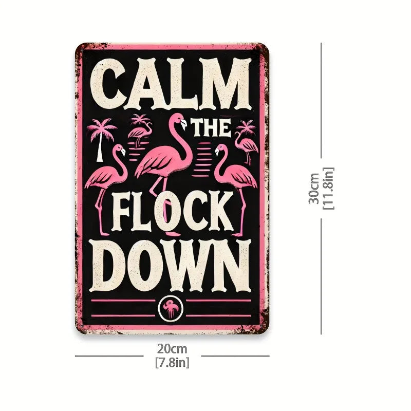 Room Decoration Vintage Decorative Iron Walls and Vintage Iron Artwork 8X12 Inch Tin Signboard Pre-drilled Durable