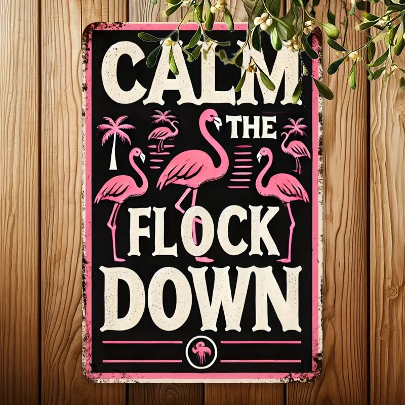 Room Decoration Vintage Decorative Iron Walls and Vintage Iron Artwork 8X12 Inch Tin Signboard Pre-drilled Durable