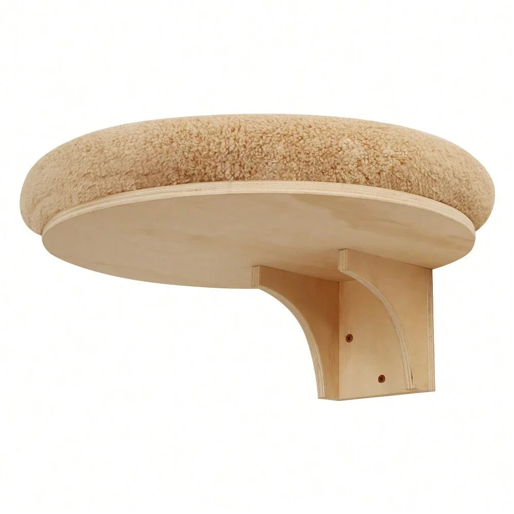 Cat Wall Mounted Solid Wooden Furniture Climbing Ladder