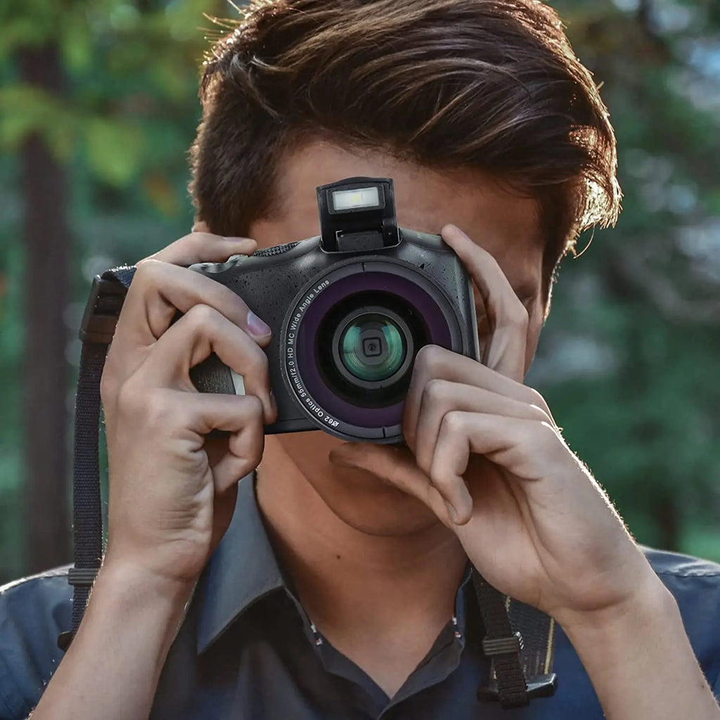 NBD Digital Camera for Photography and Video 4K 48MP Vlogging Camera for YouTube 16X Digital Zoom 52mm Wide Angle & Macro Lens