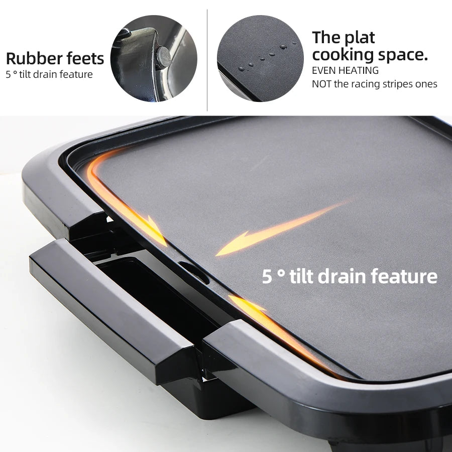 Home Smoke-free Electric Baking Tray Multifunctional Baking Tray Party