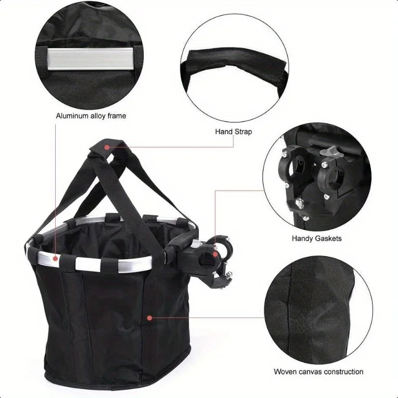 Bicycle Basket Small Pet Dog Carry Pouch