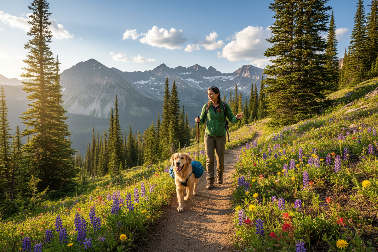 hiking with your dog